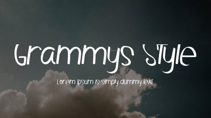 Grammys Style Font