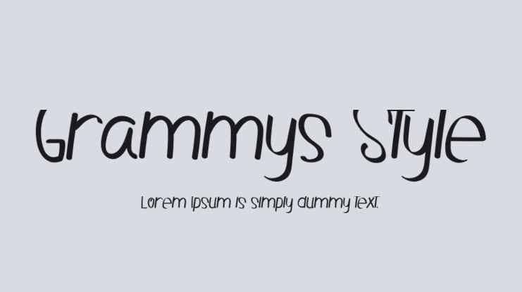 Grammys Style Font