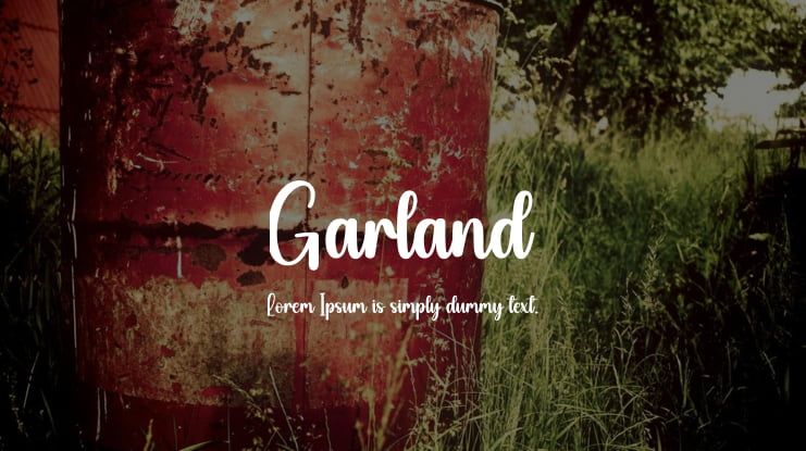 Garland Font