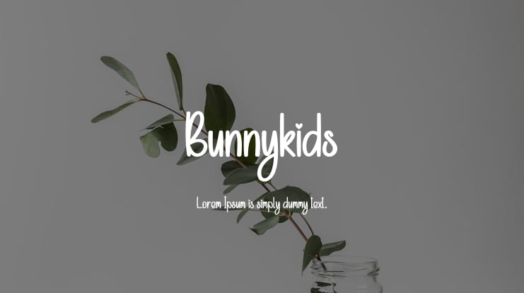 Bunnykids Font