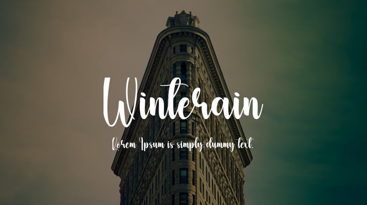 Winterain Font