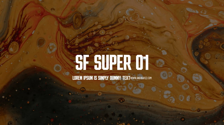 SF SUPER 01 Font Family