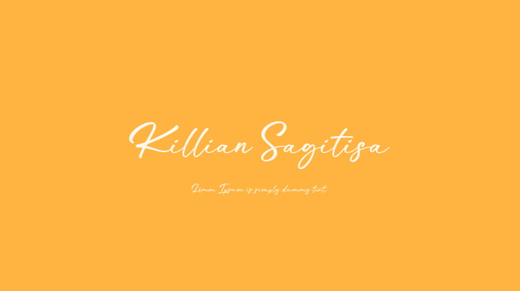 Killian Sagitisa Font