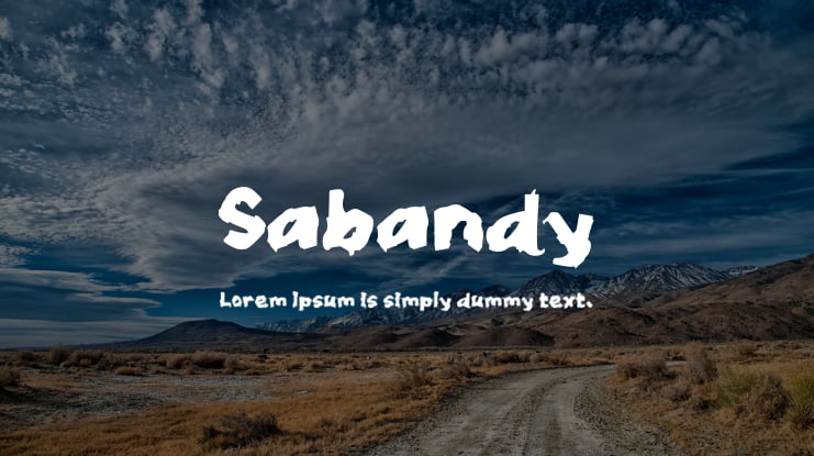 Sabandy Font