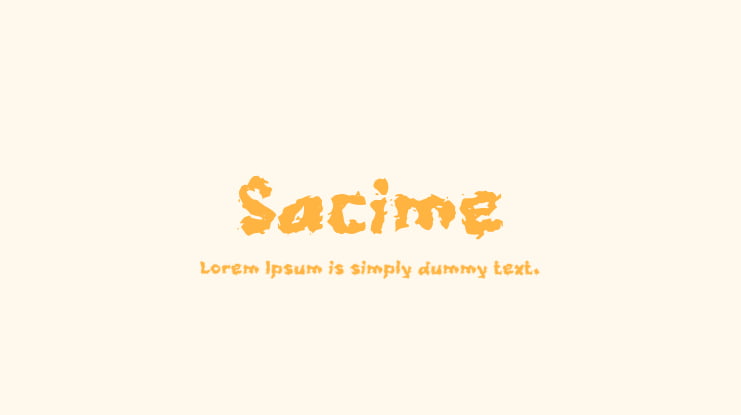 Sacime Font