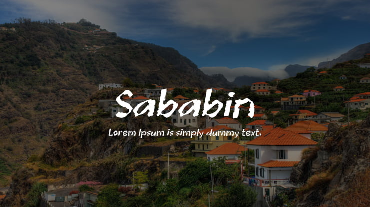 Sababin Font