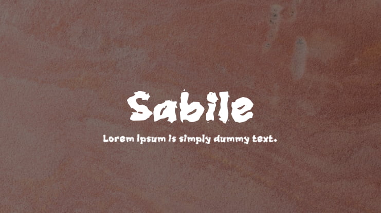 Sabile Font