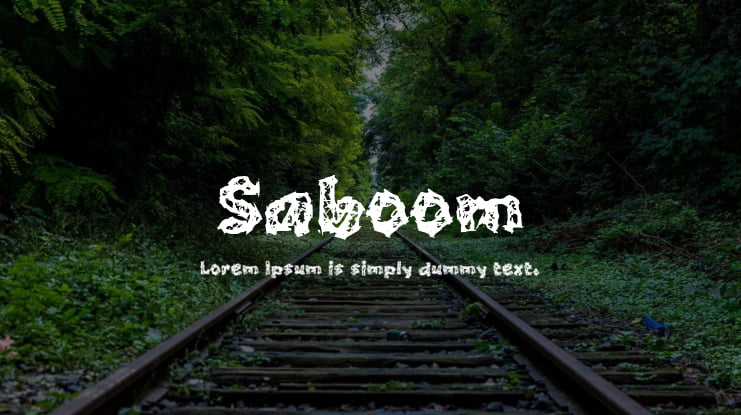 Saboom Font