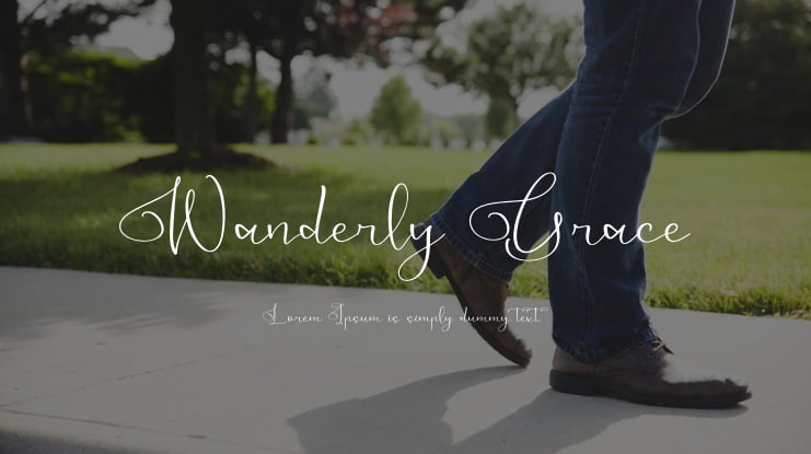 Wanderly Grace Font