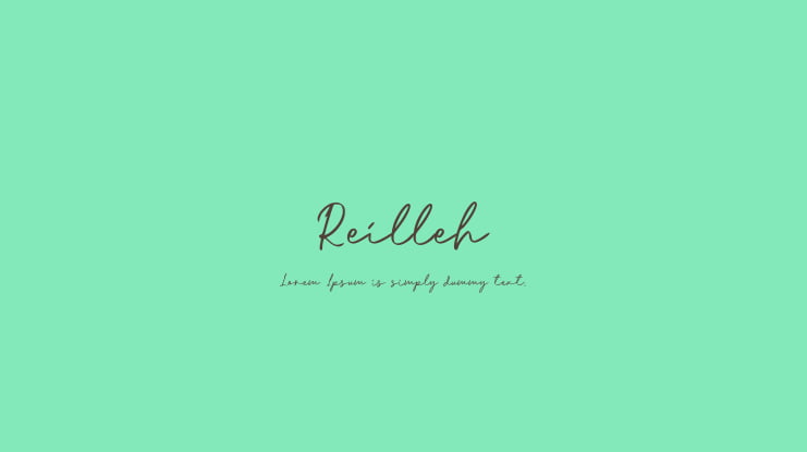 Reilleh Font