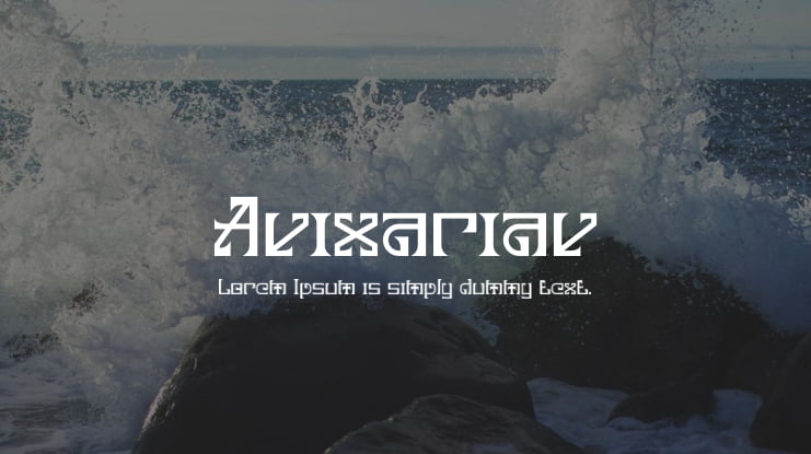 Avixariav Font