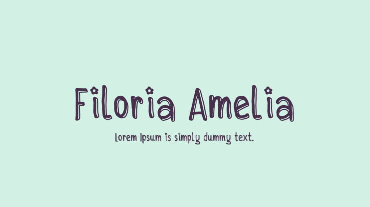 Filoria Amelia Font Family