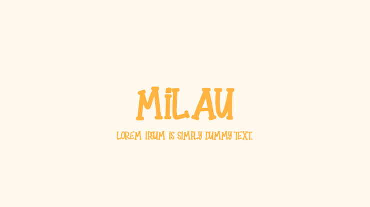 Milau Font