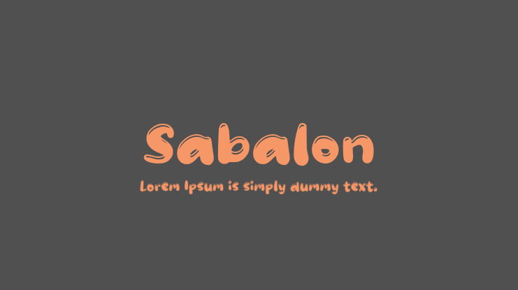 Sabalon Font