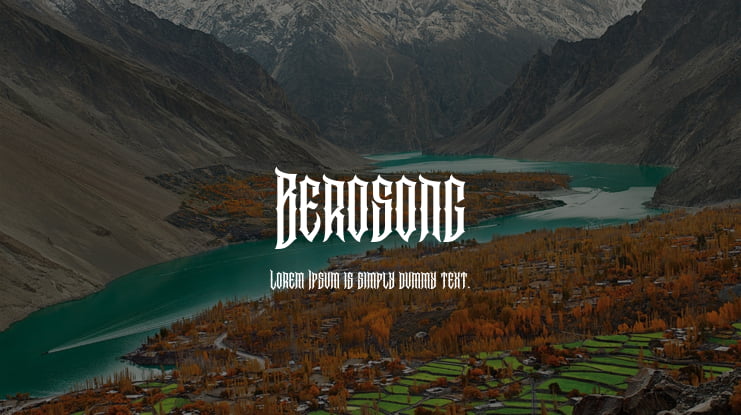 Berosong Font