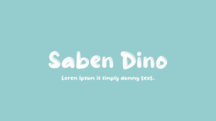 Saben Dino Font