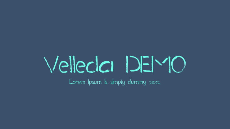 Velleda DEMO Font