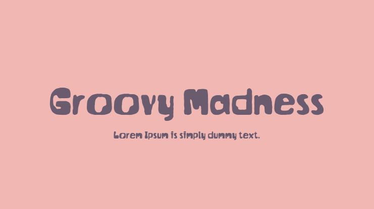 Groovy Madness Font