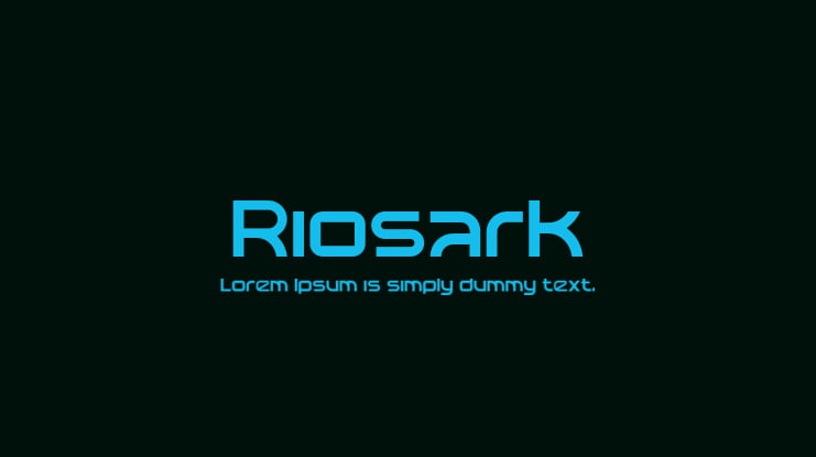 Riosark Font