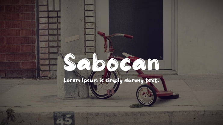 Sabocan Font