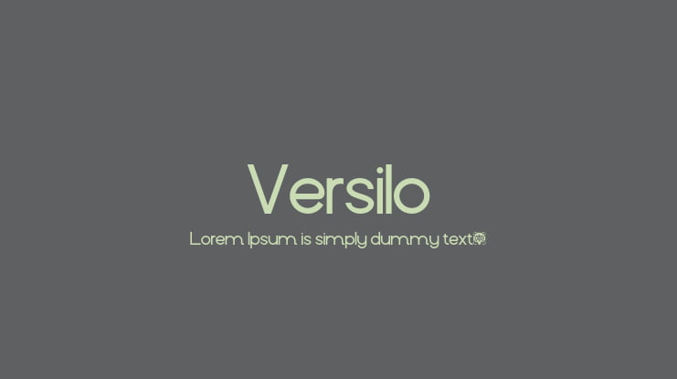 Versilo Font