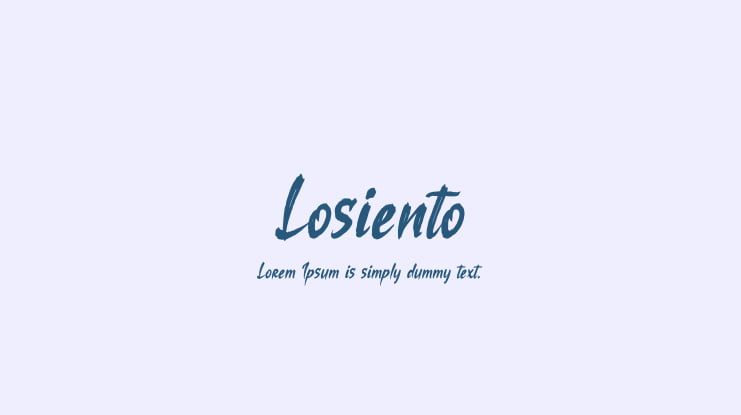 Losiento Font