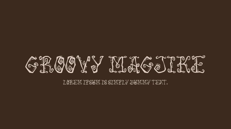 Groovy Magjike Font