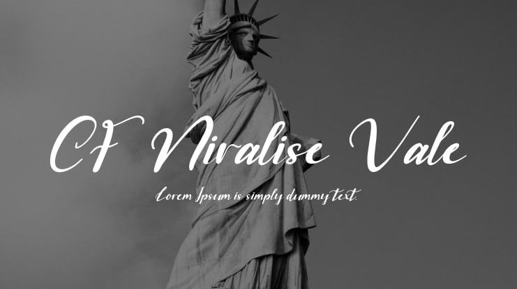 CF Niralise Vale Font Family