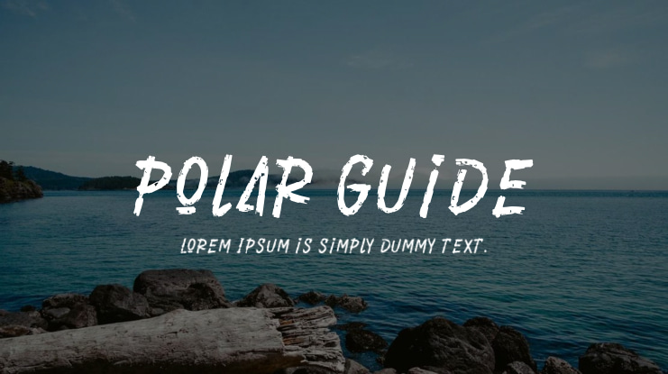 Polar Guide Font