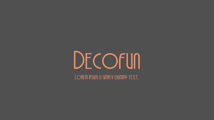 Decofun Font