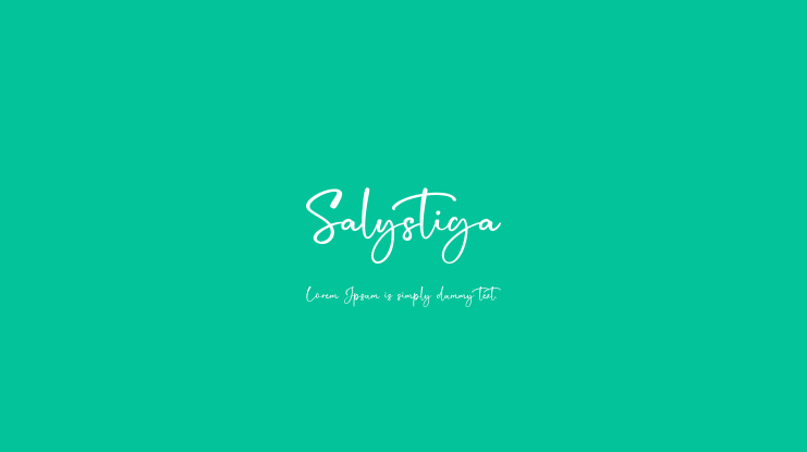 Salystiga Font