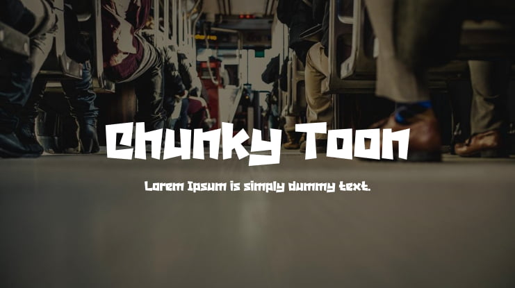 Chunky Toon Font