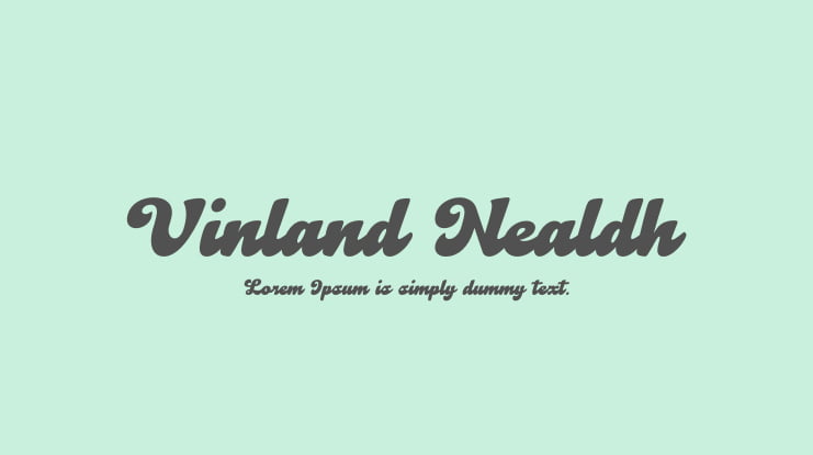 Vinland Nealdh Font