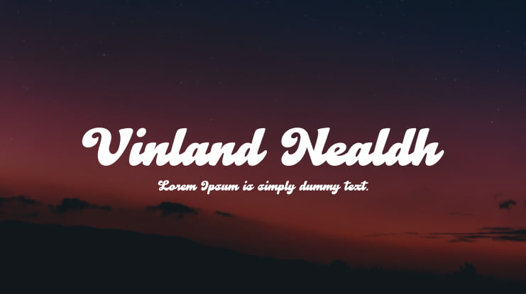 Vinland Nealdh Font