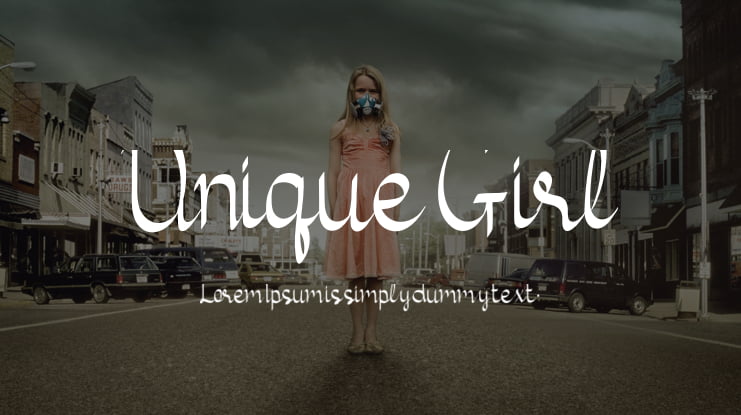 Unique  Girl Font