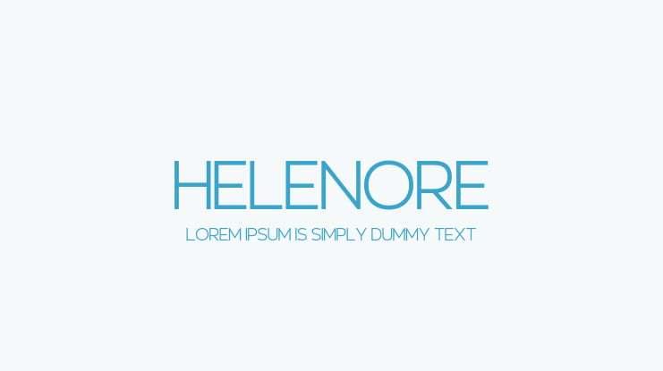 Helenore Font Family