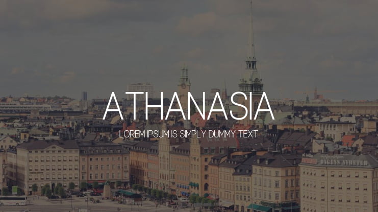 Athanasia Font Family