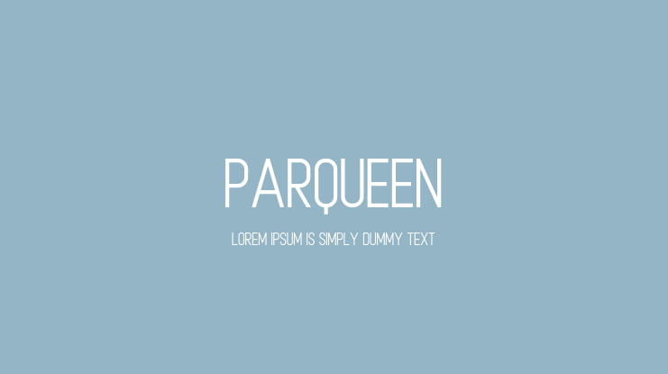 Parqueen Font Family