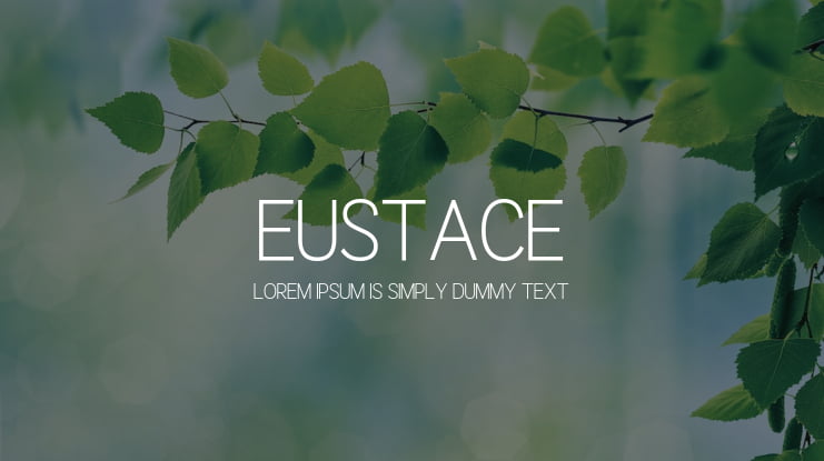 Eustace Font Family