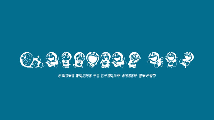 Doraemon Mix Font