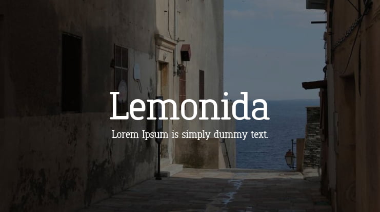 Lemonida Font