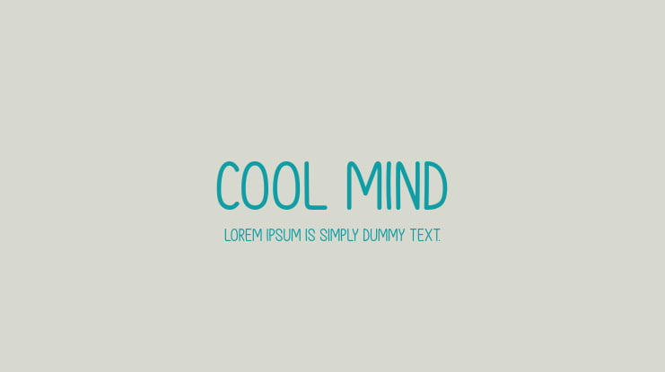 Cool Mind Font