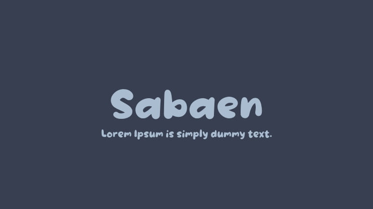 Sabaen Font