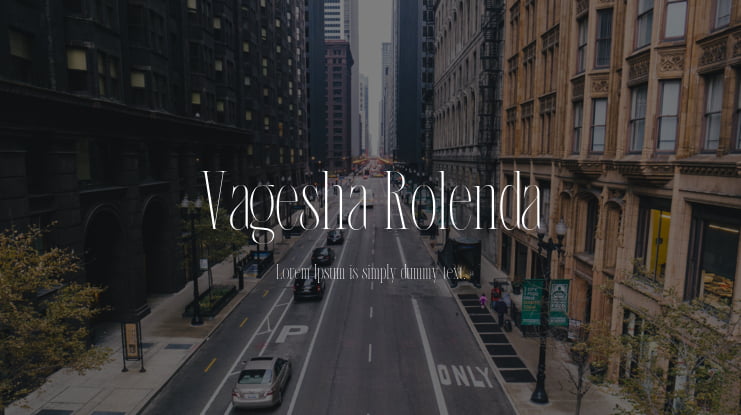 Vagesha Rolenda Font