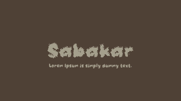 Sabakar Font