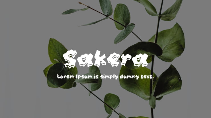 Sakera Font