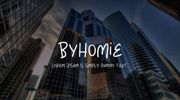 ByHomie Font