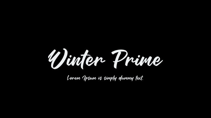 Winter Prime Font