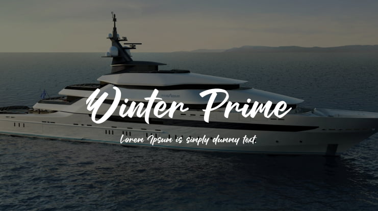 Winter Prime Font