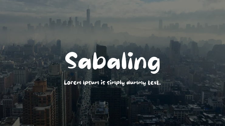 Sabaling Font